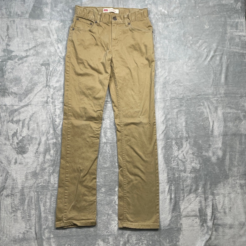 Levi's‎ 511 Slim Fit Khaki Tan Chino Pants Men W28 L30